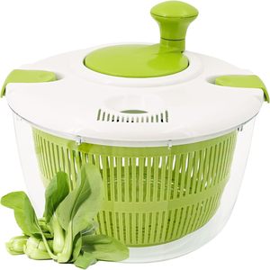 Essoreuse à salade manuelle multifonction créative, écologique, en plastique, pour laver et presser les légumes, pour la cuisine - Product Image 1