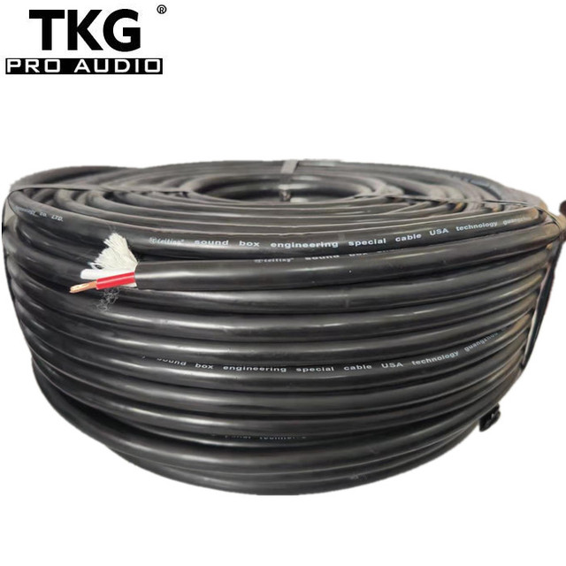 TKG Audio 1roll 1.5mm 2.5mm Wire 2 4 6 8 Core Speaker Cable