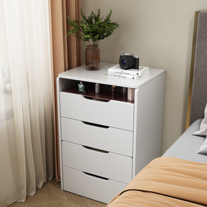 Toeletta Moderna Minimalista con Specchio, Cassetti e Pannello Ribaltabile, <span class=keywords><strong>Mini</strong></span> Tavolo da Trucco - Product Image 6