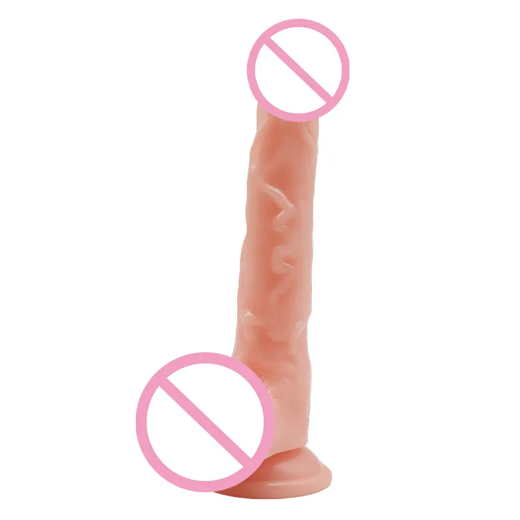 9.6 polegada Dildo Para As Mulheres Popular Realista Dildo Penis Adulto Brinquedos Sexuais Para As Mulheres Masturbação Bom Preço PVC Dildo Adulto produtos