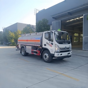 Camion de transport d'éthanol Foton 4*2, citerne à carburant de 8,4 m³, camion-citerne en acier inoxydable - Product Image 3