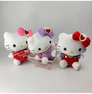 Mix Wholesale 8" Famous Anime Cartoon Figure Kitty Dolls Cute Cheap Girls Gifts Kids Toys