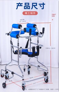 Andador para Adultos, Ayuda para Caminar, Entrenamiento de Extremidades Inferiores, Rehabilitación, Marco de Pie - Product Image 5