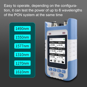 TM583 Fiber PON Power Meter 1270/1310/1490/1550/1577/1610nm POE FTTH Tester - Product Image 3