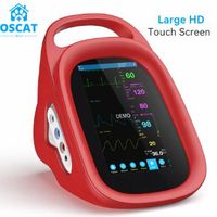 Moniteur de signes vitaux multiparamètres vétérinaire OSCAT, écran LCD 5,5 pouces, SPO2, NIBP, ECG, TEMP, portable, certifié CE, garantie 1 an pour animaux de compagnie