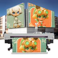 Impresora de Pigmentos con Cuatro Cabezales de Impresión X-Roland I3200, Impresora de Solventes Ecológicos Roland para Pancartas Publicitarias en Interiores y Exteriores