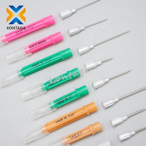 14G 16G 18G 20G Aluminium Hub Mouton Bovins Porc <span class=keywords><strong>Injection</strong></span> Aiguille Vétérinaire avec Gaine Seringue Injecteur pour Ferme Bétail - Product Image 3