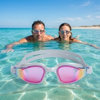 Gafas de Natación Personalizadas de Fábrica, Antivaho, Anti-UV, Venta al Por Mayor OEM ODM