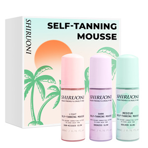 OEM ODM <span class=keywords><strong>autobronceador</strong></span> ligero a medio oscuro cara cuerpo Mousse Kit para cara y cuerpo - Product Image 6