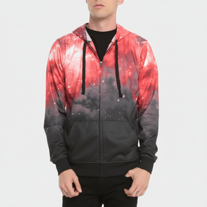 เสื้อฮู้ดผ้าขนแกะโพลีเอสเตอร์แบบระเหิด100% 3D เสื้อมีฮู้ดแบบระเหิดสูงเสื้อผ้าแฟชั่น - Product Image 1