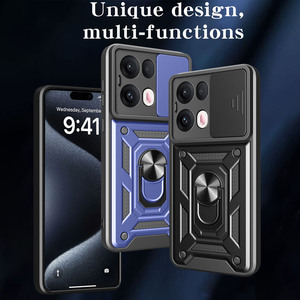 เคสสำหรับ OPPO Reno 14 13 12 Pro 5G 11 <span class=keywords><strong>10</strong></span> <span class=keywords><strong>Plus</strong></span> 8 5 4G ฝาหลังเลนส์กล้องแบบเลื่อนพร้อมวงแหวนแม่เหล็กสำหรับโทรศัพท์มือถือ - Product Image 2