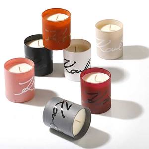 Mescente <span class=keywords><strong>pas</strong></span> <span class=keywords><strong>cher</strong></span> luxe bas quantité minimale de commande aromathérapie Citta sans étiquette pot bougies parfumées en cire de noix de coco avec couvercle - Product Image 1