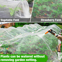 3x100m Kas Anti-Insect Vogelnet 60 Mesh Tuin Ongediertebestrijding Afdekking voor Fruit en Groente Bescherming Kwaliteitsnet