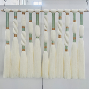 Décoration murale en macramé de style Art déco géométrique pour enfants, tissée à la main, tons chauds amusants, en coton, pour Diwali, mariage, <span class=keywords><strong>anniversaire</strong></span> - Product Image 4