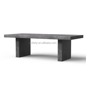 Moderno stile americano ciliegio intagliato sala da pranzo <span class=keywords><strong>tavolo</strong></span> da pranzo in cemento cerato <span class=keywords><strong>rettangolare</strong></span> in legno massello <span class=keywords><strong>tavolo</strong></span> da pranzo e sedie - Product Image 2
