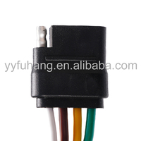 Faisceau de câblage pour connecteur de remorque à 4 broches, adaptateur de prise électrique 12-24V pour automobile, norme SAEJ1128, conducteur en cuivre pur