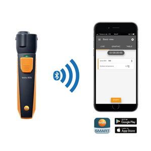 เทอร์โมมิเตอร์อินฟราเรดไร้สาย Testo 805i รุ่นดั้งเดิมและรุ่นใหม่ - Product Image 3