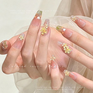Suministros para <span class=keywords><strong>uñas</strong></span>: <span class=keywords><strong>Uñas</strong></span> postizas al por mayor, dijes de resina con flores para decoración de <span class=keywords><strong>uñas</strong></span>, <span class=keywords><strong>3D</strong></span> DIY, decoración de <span class=keywords><strong>uñas</strong></span> con girasoles de cinco pétalos en 6 rejillas. - Product Image 4