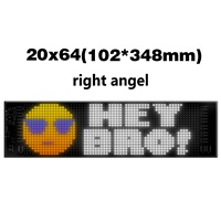 Panneau LED à commande par application, yeux de camion, 10 cm * 35 cm, étanche, utilisation en intérieur pour voitures