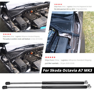 โช้คอัพฝากระโปรงหน้ารถยนต์ 2 ชิ้น สำหรับ Skoda Octavia A7 MK3 ปี 2012-2020 - Product Image 3