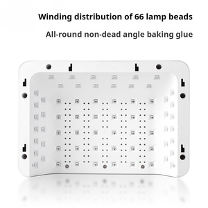 Lampe à ongles UV LED 2-en-1 avec repose-main, séchoir à gel pour manucure en salon - Product Image 4