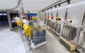 पेशेवर कपड़े की दुकान इंटीरियर डिजाइन विचारों लक्जरी कपड़े की दुकान डिजाइन - Product Image 5