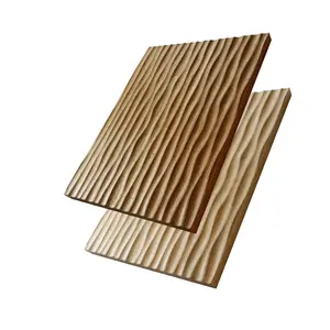 Tablero compuesto que cubre bordes, paneles decorativos de madera 3D, revestimiento de pared, tablones de madera, buena calidad