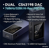 Nuevo DAC Portátil COMTANG CT198 Pro, Doble CS43198 PCM, Decodificación DSD256 de 768kHz/32bit, Salidas Estéreo Balanceadas, Interruptor de Ganancia Independiente