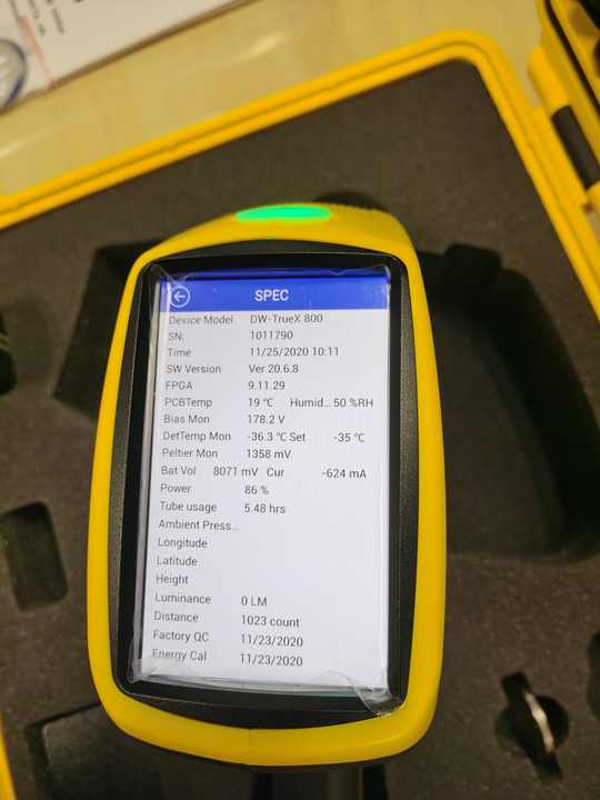 Truex 800 Portable Alloy Testing Machine - Handheld XRF