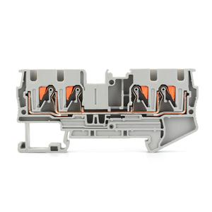 PT4-QUATTRO 2 trong 2 ra Din <span class=keywords><strong>Rail</strong></span> mùa xuân khối thiết bị đầu cuối thức ăn thông qua - Product Image 1
