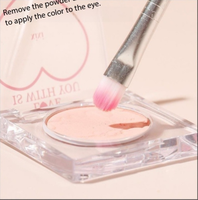 Ensemble de pinceaux de maquillage pour le visage à manche rose 5 pièces poudre lisse douce et forte pour la peau pour l'application de fond de teint ombre à paupières