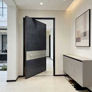 <span class=keywords><strong>Porte</strong></span> <span class=keywords><strong>d</strong></span>'<span class=keywords><strong>entrée</strong></span> en acier au design moderne avec cadre et battant, antivol, pour usage intérieur et extérieur - Product Image 1