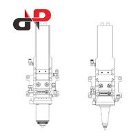 Tête de découpe laser à fibre à focalisation automatique Han's Focus, nez pointu, HC06 8000W, pièces d'équipement de marque DP Laser