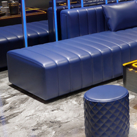 Ensembles de canapés de bar VIP en cuir en forme de L modernes pour l'extérieur, la maison, les bars, les discothèques, les salons, meubles écologiques et imperméables