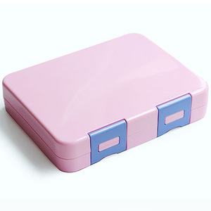 Bangduo Plastic Childrens <b>Lunch</b> <b>Box</b> Rectangle Microwave Safe With Dividers For Kids School Meals - Product Image 2