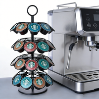 YZ1609 support de capsules k-cup en métal, 36 pièces, démonté, économie de frais d'expédition, support de stockage pour dosette de café, pour le bureau