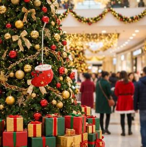 Adorno Navideño de Resina con Forma de Santa Claus, con Asa para Colgar en Puertas, Ventanas, Chimeneas y Árboles de Navidad - Product Image 5