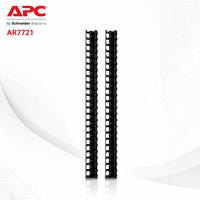 Gestionnaire de câbles vertical APC NetShelter AR7721 pour NetShelter SX 600 mm de large 42U, lot de 2, 107 x 889 x 45 mm