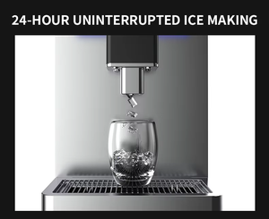 Cafetera Automática Z01 con Función de Producción Continua de Hielo, Capacidad de 25-30KG, Económica, Conexión Directa a la Red - Product Image 4