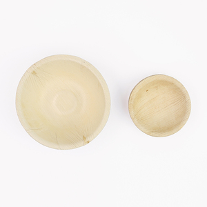 Areca Assiettes Alimentaires Feuille de <span class=keywords><strong>Palmier</strong></span> Vaisselle Assiettes Rondes Biodégradables Jetables - Product Image 4