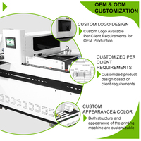 Impresora Digital de Inyección de Tinta a Todo Color de Alta Eficiencia, Nueva, de Una Sola Pasada, con Alimentación Automática de Tinta, para Cajas de Pizza y Personalización de Catering