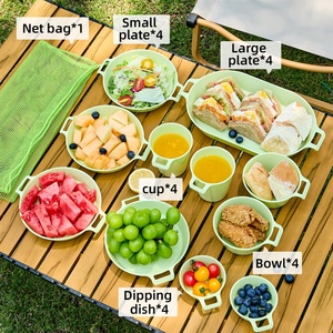 Elegant Household Travel <b>Wine</b> Goblets and Lunch Box Durable Easy Clean PP Tableware for <b>Wine</b> & Food <b>Containers</b> - Product Image 2