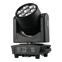 Mini projecteur LED mobile 7x40W RGBW DMX512 pour scène, DJ, club, mariage, événements, fête