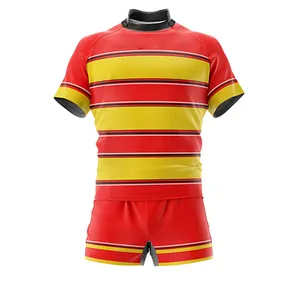 Vải Thoáng Khí Và Thoải Mái Đội Ngũ Thanh Niên Đào Tạo Rugby Jersey Áo Sơ Mi Giá Rẻ Thăng Hoa In Rugby T Áo Sơ Mi