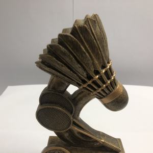 Trophée de Badminton en résine transparente bon marché pour la médaille du prix du Sport (Badminton) - Product Image 4