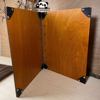 Portamenús de Madera Grabado Personalizado, Carpeta de Exhibición de Menú de Restaurante de Tapa Dura de Alta Calidad
