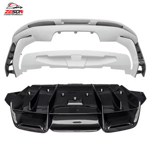 Kit carrosserie en fibre de carbone sèche style SF90 XX pour Ferrari SF90 Stradale Spider : pare-chocs avant, diffuseur arrière, capot, jupes latérales, aileron - Product Image 3