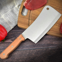 Couteau à viande professionnel chinois traditionnel de 8'', 9'', 10'' avec manche en bois pour la cuisine - WoodKnife
