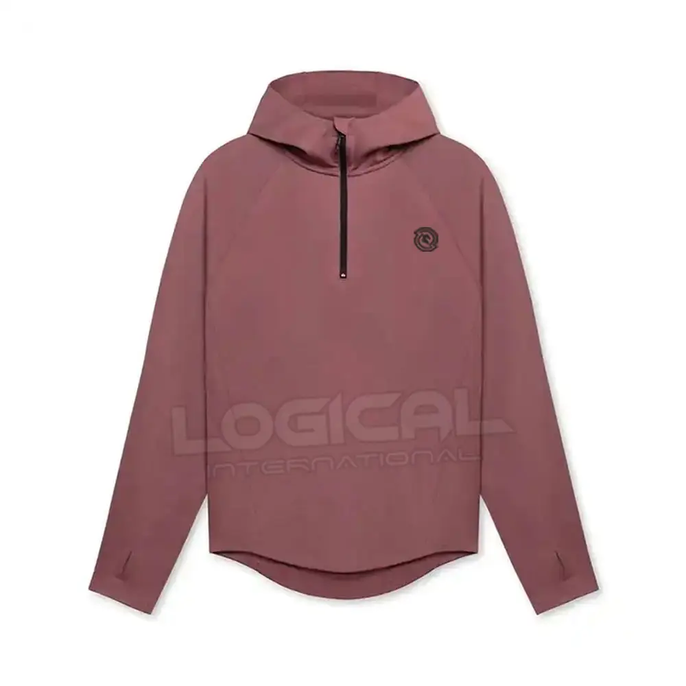 Made in Best Material Half Zipper Hoodies Long Sleeve Streetwear Hoodies New Fashionable Half Zipper Hoodies