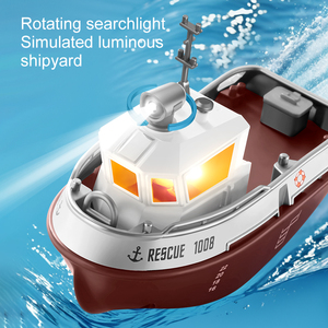 Jouet <span class=keywords><strong>bateau</strong></span> de sauvetage télécommandé Bemay Toy, mini <span class=keywords><strong>bateau</strong></span> télécommandé étanche pour piscine et baignoire - Product Image 3